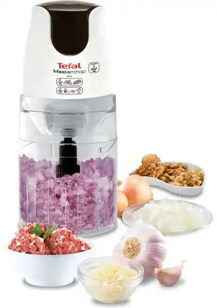 Tefal MasterChop Powelix 4 Bıçaklı Beyaz Doğrayıcı: Yüksek Performanslı ve Pratik Mutfak Aleti
