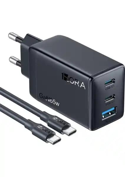 1Hora GAR322 PD65W Çok Fonksiyonlu USB-C Şarj Cihazı ve Data Kablosu Ürün Özellikleri