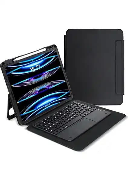 Apple iPad 9. Nesil (2021) için Çok Fonksiyonlu Kılıf ve Klavye Çözümü