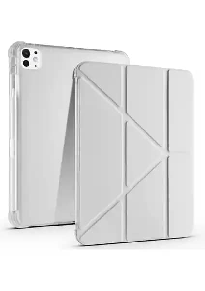 Apple iPad Pro 11 M5 (2025) için Çok Fonksiyonlu Silikon Kılıf ve Koruma Çözümü