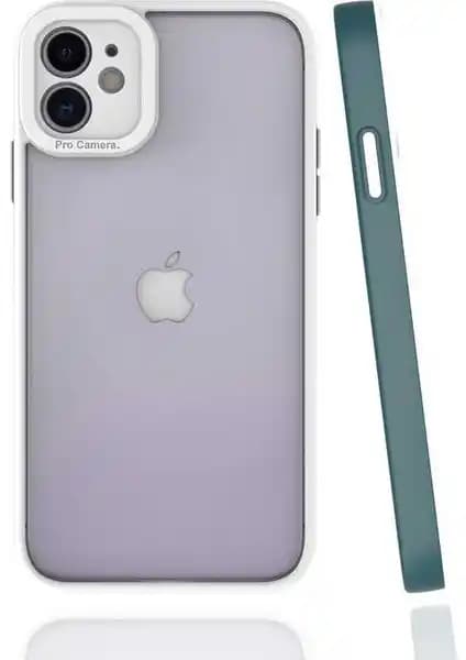 Apple iPhone 11 için renkli ve kamera koruyucu silikon kılıf, şık ve dayanıklı tasarım