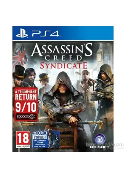 Assassin's Creed Syndicate PS4 İçin Tarihi Londra Atmosferinde Aksiyon ve Macera Oyunları