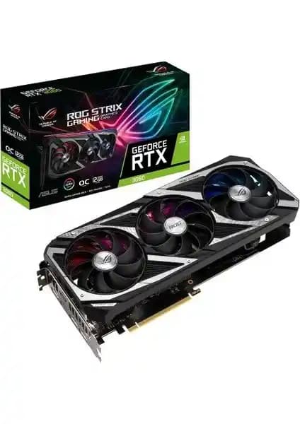 Asus GEFORCE ROG RTX 3060 12GB Ekran Kartı: Yüksek Performans ve Dayanıklılık