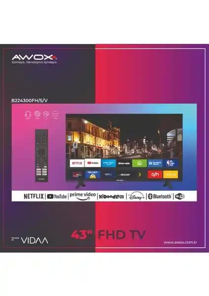 Awox B224300 43 inç Full HD Akıllı LED TV İncelemesi ve Özellikleri