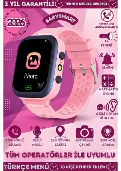 BabySmart Q21 LBS Konumlu Akıllı Çocuk Takip Saati Güvenlik ve Çok Fonksiyonlu