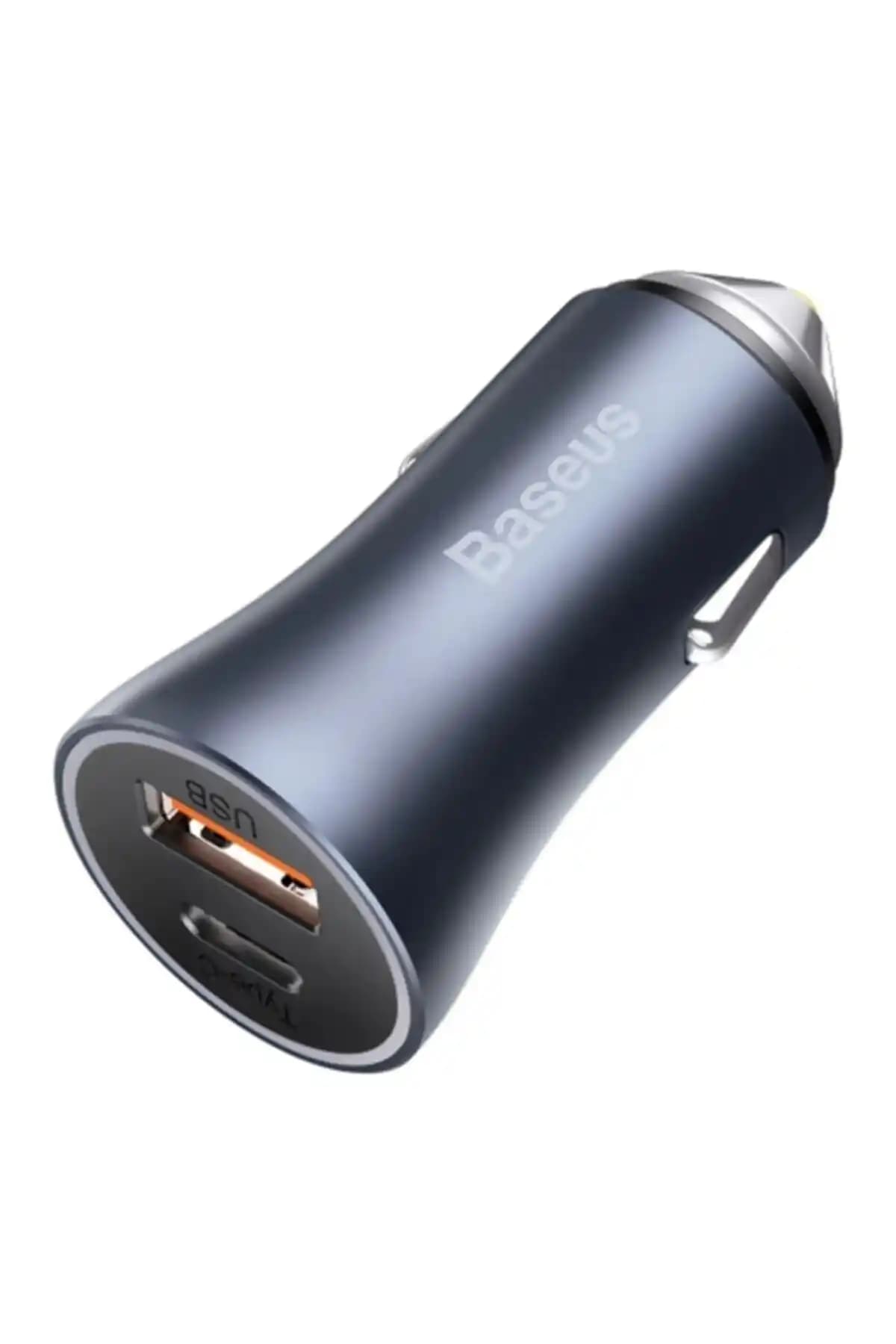 Baseus Golden Contactor Pro Dual U+C 40W araç şarj cihazı yüksek performans ve şık tasarım