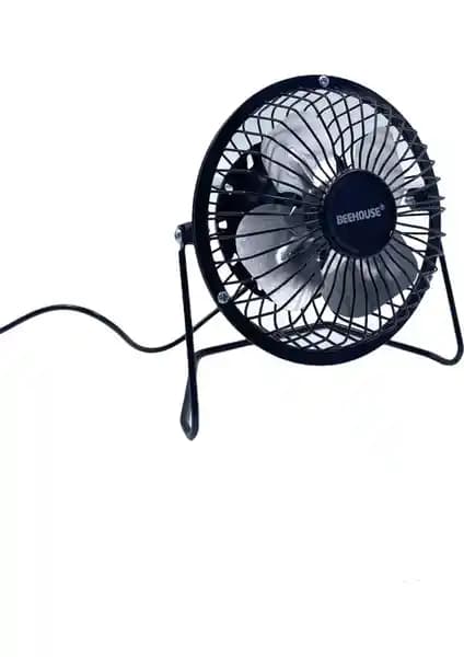 Bee House Masaüstü USB Fan: Sessiz ve Dayanıklı Serinlik Çözümü