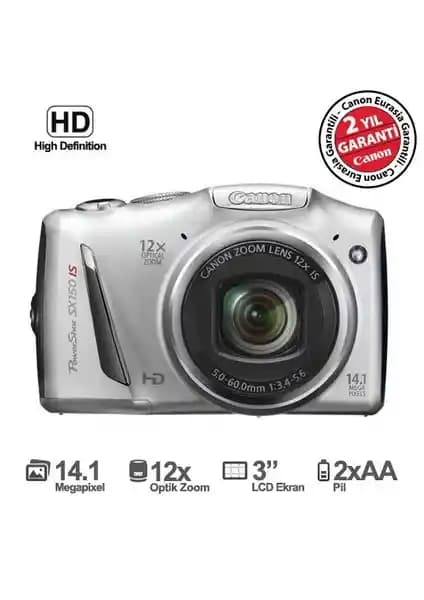 Canon PowerShot SX150 IS: Çok Yönlü ve Yüksek Performanslı Dijital Fotoğraf Makinesi
