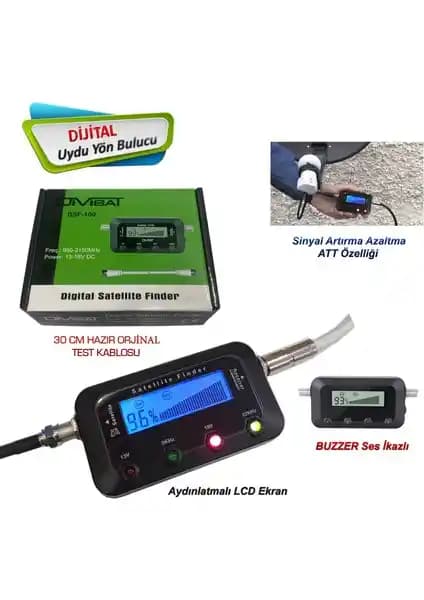 Divisat Dijital Satfinder Uydu Yön Bulucu ile Hassas ve Kolay Uydu Kurulumu