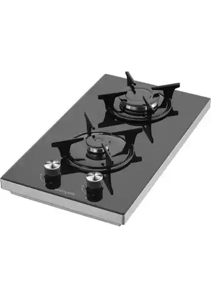 Eminçelik Ec-Sü 4120 Bg30 Siyah Cam Setüstü Ocak Modern ve Güvenli Mutfak Çözümü