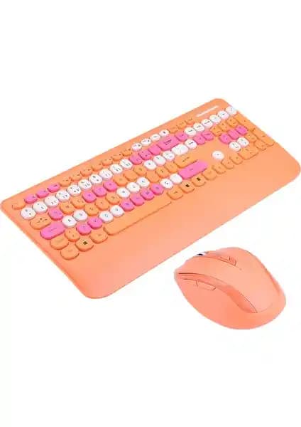 Everest KM-6281 Candy Renkli Tuşlu Kablosuz Q Multimedia Klavye ve Mouse Set İncelemesi