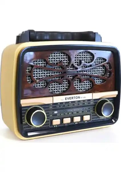 Everton RT-880 Bluetooth FM USB TF Aux Şarjlı Retro Tasarımlı Çok Fonksiyonlu Radyo