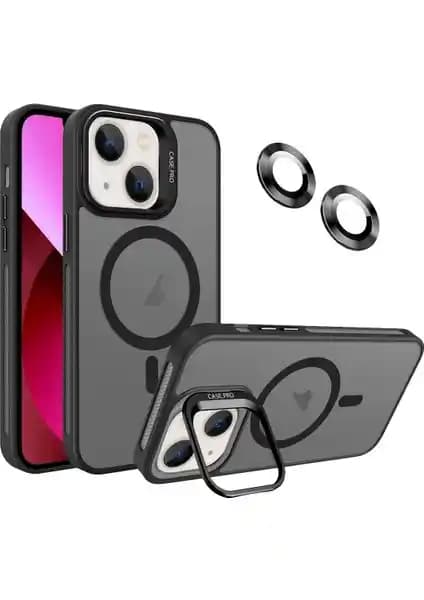 Fibaks iPhone 13 Kılıfı Standlı Magsafe Uyumlu Darbelere Dayanıklı ve Şık Tasarım