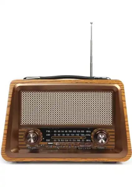 Gerçek Ahşap Eskitme Bluetooth Hoparlör: Nostaljik Tasarım ve Yüksek Performans