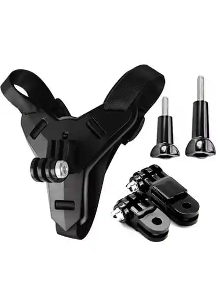 GPlus GP524 5 Parça Aksiyon Kamera Tutucu Seti Kask ve Motor Montajı İçin Uygun