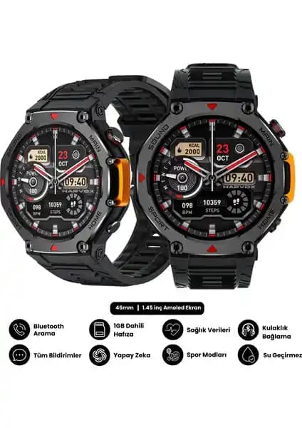 Harvox Watch Rx-4 Akıllı Saat: Çok Fonksiyonlu ve Şık Tasarım ile Günlük Kullanım İçin Uygun