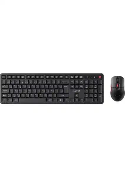 Havit KB261WB Kablosuz Klavye ve Mouse Seti: Ergonomik ve Çoklu Bağlantı Seçenekleriyle Ofis İçin Uygun