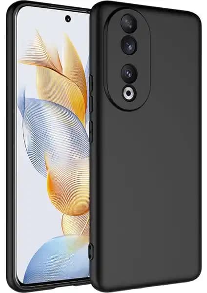 Huawei Honor 90 için şık ve dayanıklı Zore Mara Lansman Kılıf Siyah