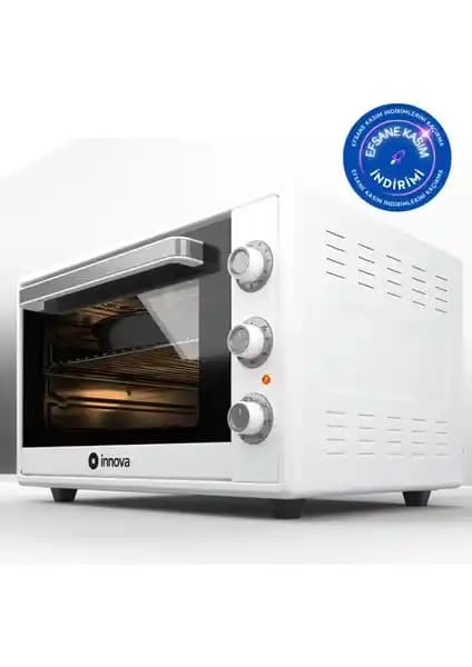 Innova Midi Fırın 60 L Turbo Pişirme ve Yoğurt Fonksiyonlu Geniş İç Hacimli Mutfak Fırını