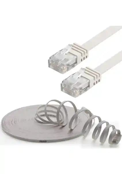İRENIS CAT6 Yassı Ethernet Kablosu: Dar Alanlar İçin Modern ve Dayanıklı Ağ Çözümü