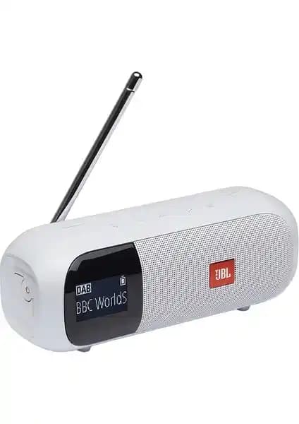 JBL Tuner 2 Bluetooth Hoparlör Beyaz - Taşınabilir ve Çok Yönlü Ses Cihazı