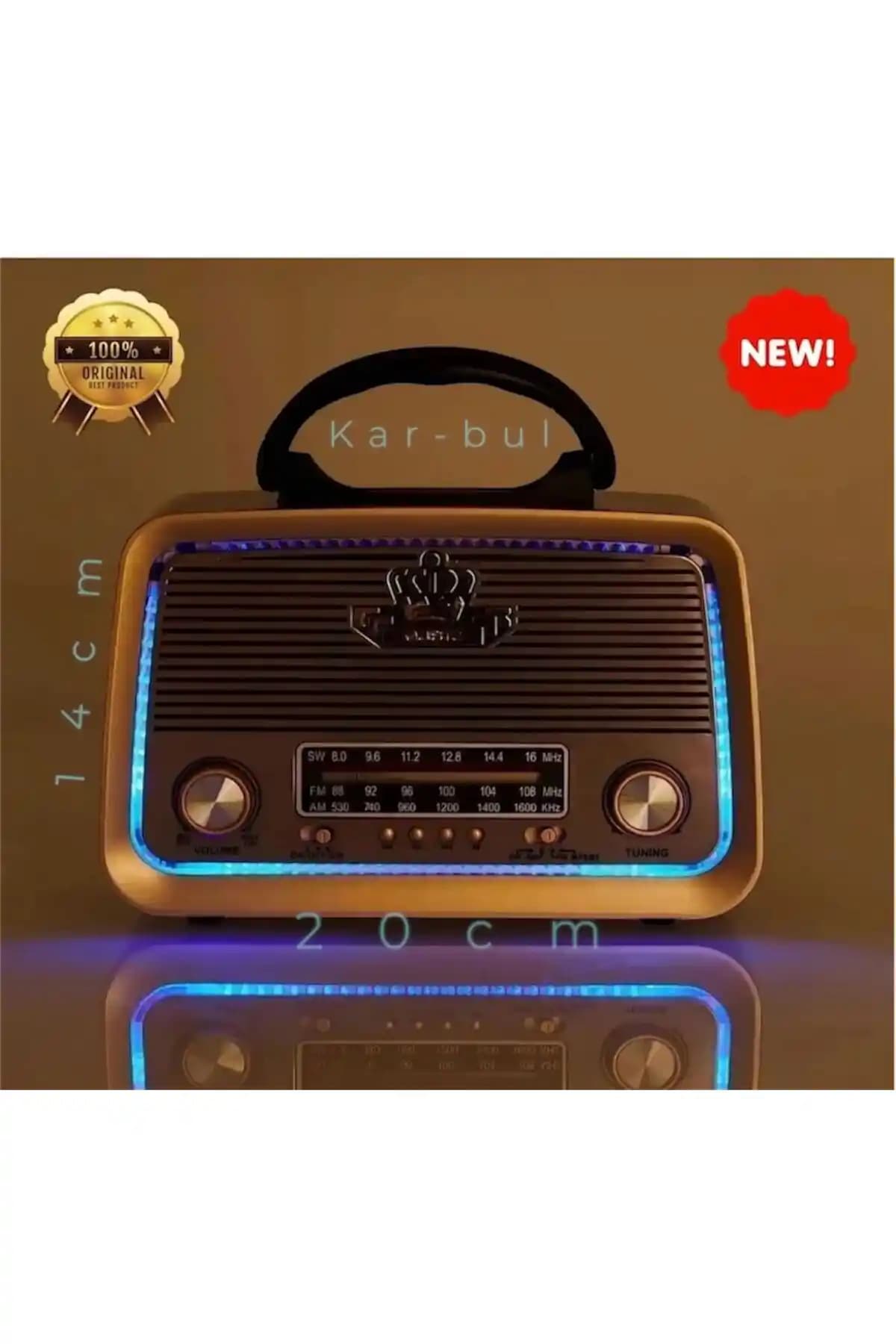Kar-Bul 301 Nostaljik Bluetooth MP3 Çalar Radyo Müzik Kutusu Detaylı İnceleme