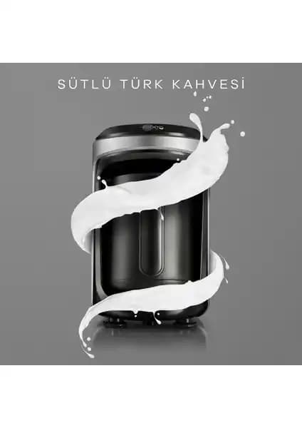 Karaca Hatır Hüps Sütlü Türk Kahve Makinesi Antrasit ile Geleneksel ve Modern Kahve Deneyimi