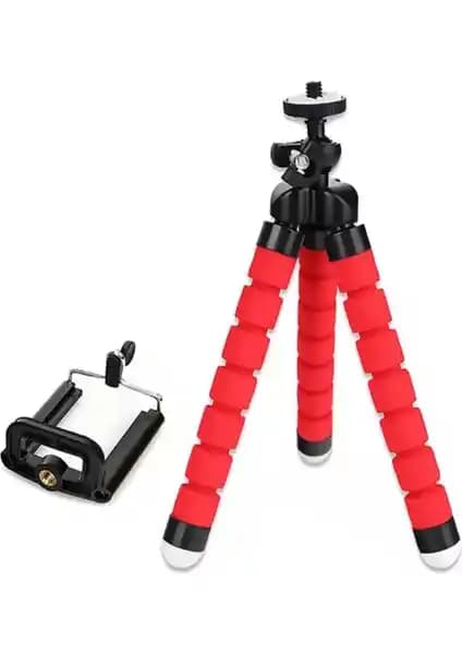 Kompakt ve Estetik Kırmızı Telefon ve Kamera Tripod Standı Özellikleri ve Kullanım İpuçları