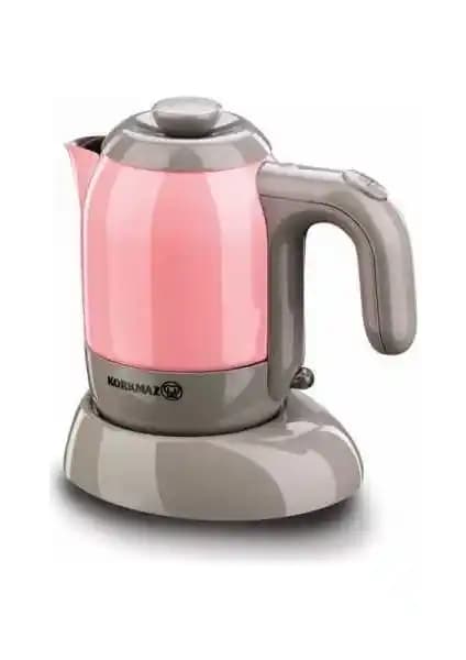 Korkmaz Mia PembeGri Elektrikli Cezve: Modern Tasarım ve Pratik Kullanım Özellikleri