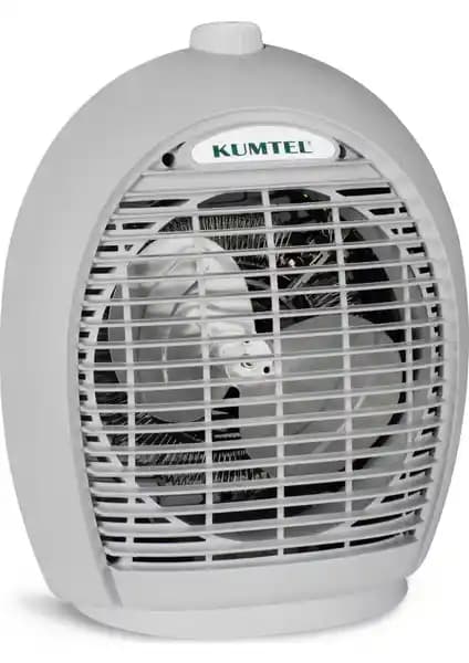 Kumtel Fanlı Isıtıcı 2000 W LX-6331 Gri: Kompakt ve Güçlü Isıtma Çözümü