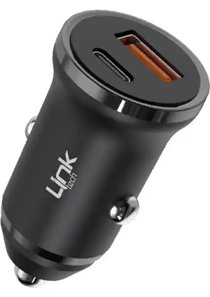 LinkTech C484E 20W PD Type-C ve USB Araç İçi Şarj Adaptörü Güç ve Hızın Birleşimi