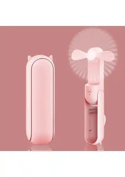 Louisee USB Şarj Edilebilir Mini Taşınabilir Katlanabilir El Fanı: Hafif ve Çok Fonksiyonlu Serinletici Çözüm