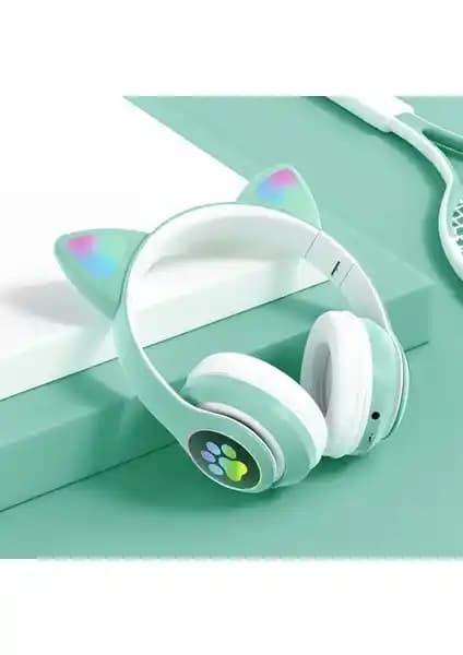 Novatis Bluetooth Kablosuz Renkli LED Işıklı Çocuk Kulaklığı ile Eğlence ve Konfor Bir Arada