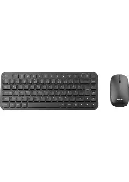 Philips SPT6338 Kablosuz Klavye ve Mouse Seti Ofis ve Ev Kullanımı İçin Uygun