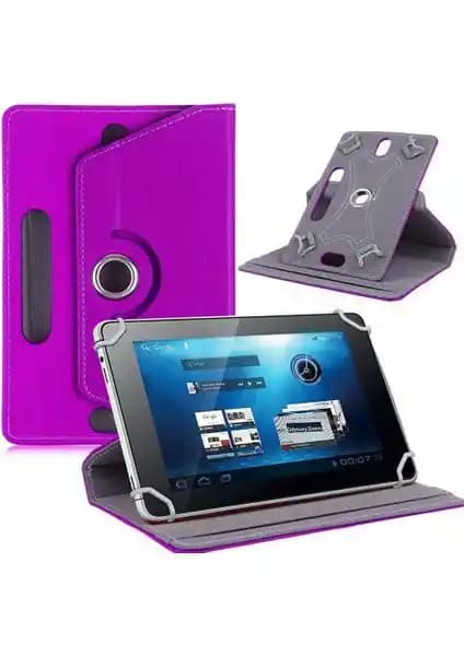 Prolysus Samsung Galaxy Tab A7 SM-T500 10,4 inç için şık ve fonksiyonel döner standlı kılıf