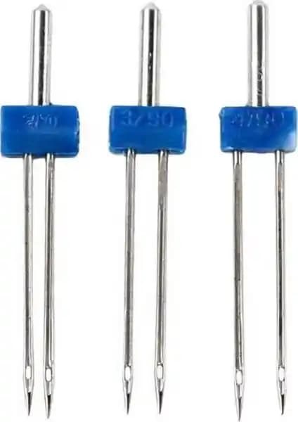 Sakashi Nervür İğnesi 3'lü Set: Ev Tipi Dikiş Makinesi İçin Profesyonel Çözüm