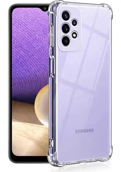 Samsung Galaxy A73 için Şeffaf Silikon Kılıf Darbelere Karşı Üstün Koruma Sağlar