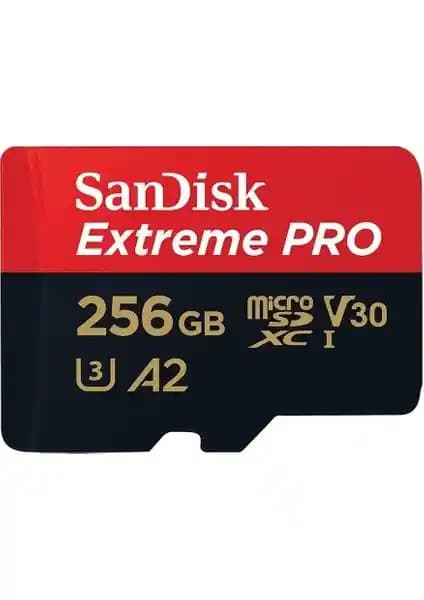 SanDisk Extreme Pro 256GB Micro SDXC Hafıza Kartı: Yüksek Hız ve Güvenilirlik Özellikleri