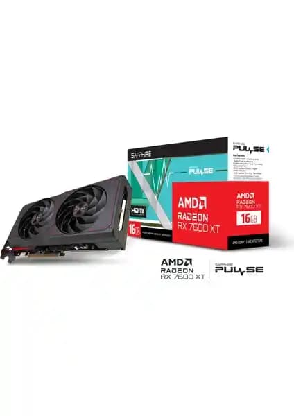 Sapphire RX 7600 XT Pulse AMD 16GB GDDR6 Ekran Kartı Performans ve Tasarım Özellikleri