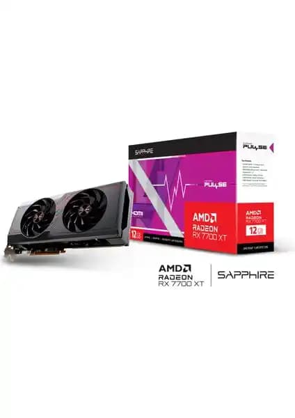 Sapphire RX 7700 XT Pulse Gaming Ekran Kartı: Yüksek Performans ve Gelişmiş Soğutma Teknolojisi