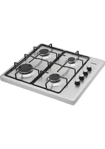 Simfer 3019-NG 4G Bizote Set Üstü Inox Ocak: Modern ve Güvenli Mutfak Çözümü