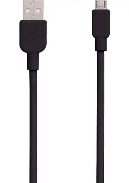 Sony CP-AB100BBOX Micro USB Kablo 1m Siyah dayanıklı ve yüksek performanslı şarj ve veri aktarım kablosu