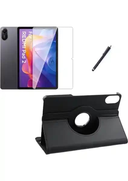 Xiaomi Redmi Pad 2 için dayanıklı ve çok fonksiyonlu koruma kılıfı ve seti