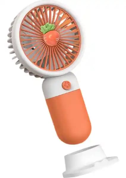 Zehraa USB Mini El Fanı Turuncu: Taşınabilir ve Çok Yönlü Kişisel Serinlik Çözümü