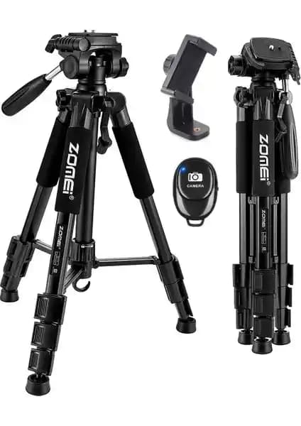 Zomei Q111 Profesyonel Alüminyum Tripod: Hafif ve Dayanıklı Çekim Çözümü