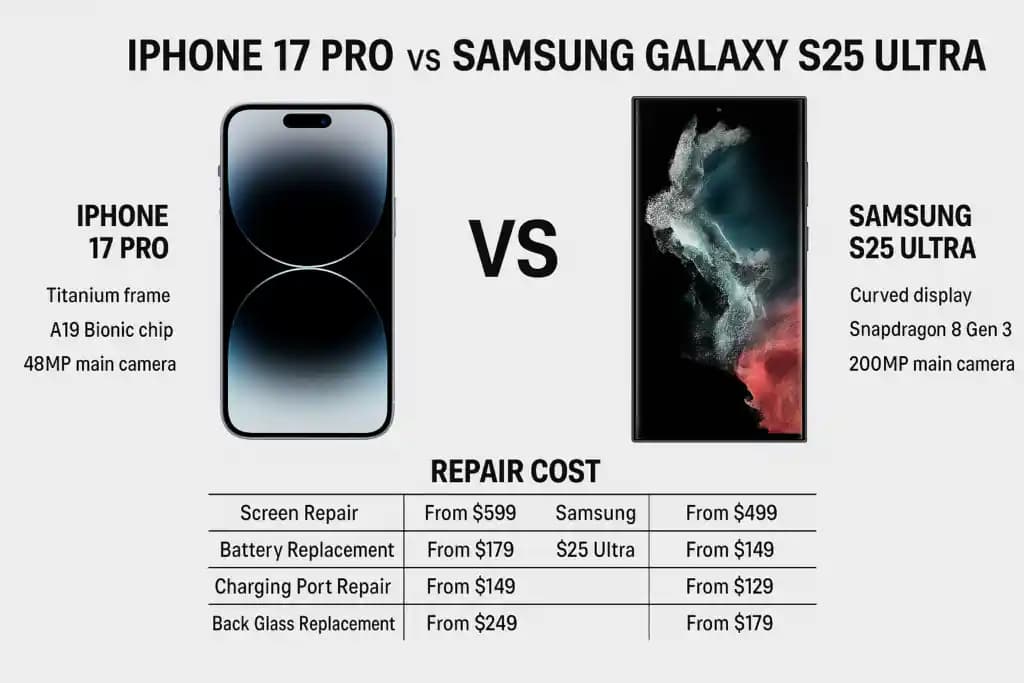 Apple iPhone 17 ve Samsung Galaxy S25 Ultra: Ekosistem Uyumu ve Dayanıklılık Karşılaştırması