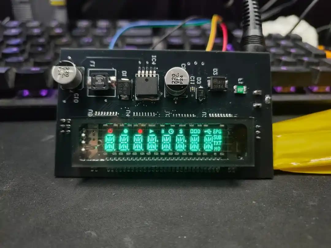 STM32 ile 3 Dolarlık VFD Ekran Sürücüsü Tasarımı ve Uygulamaları