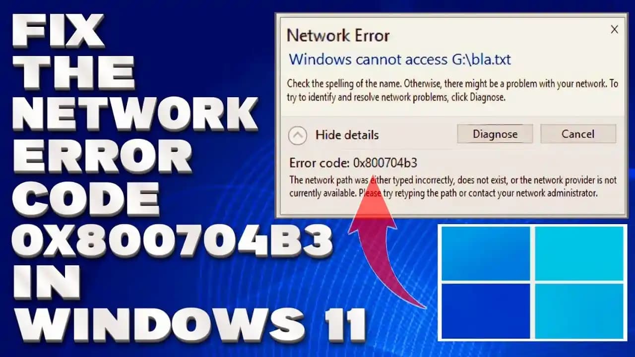 Windows 11'de 0x800704b3 Hatası ve Dosya/Program Açma Sorunu Çözüm Yöntemleri