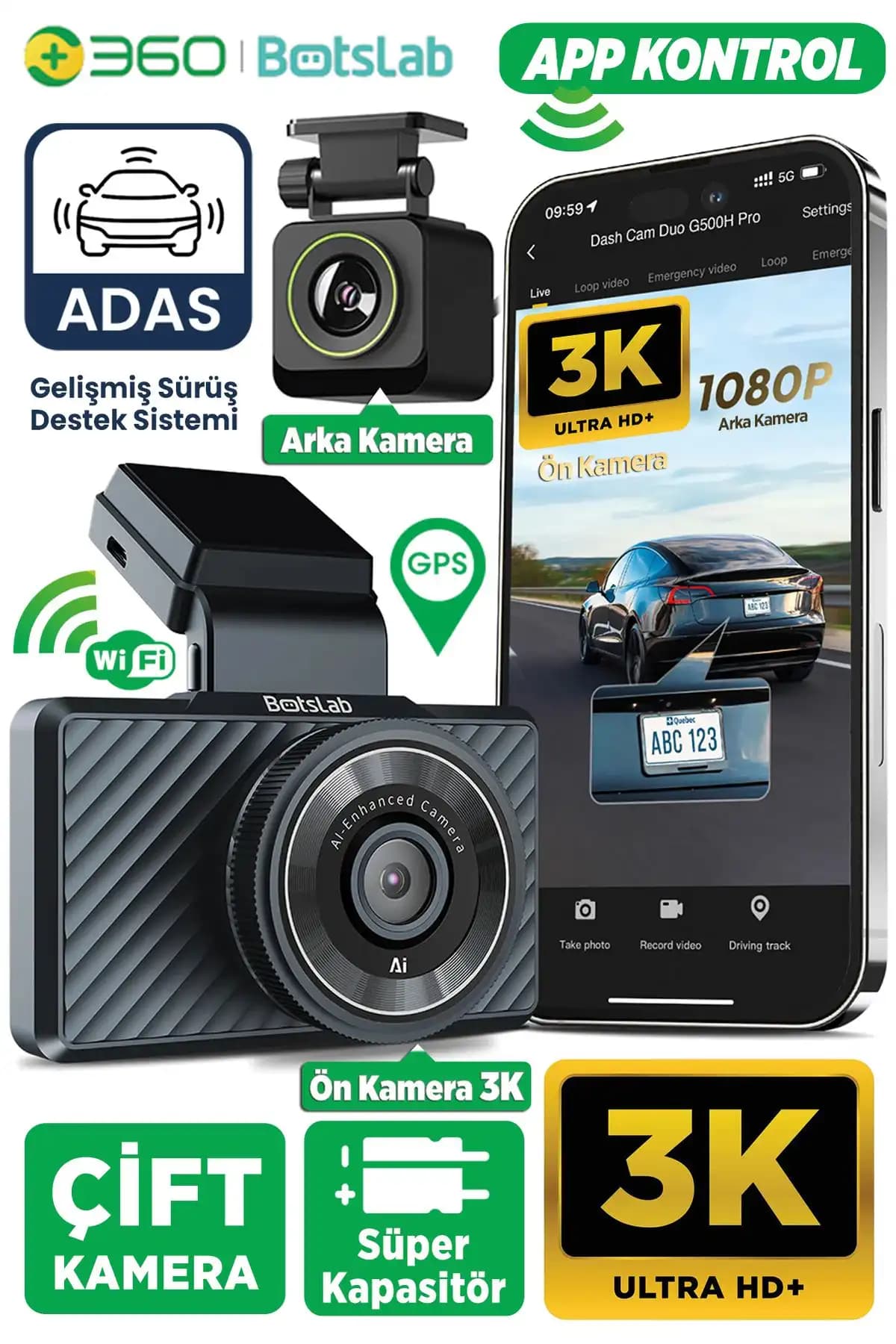 360 Botslab G500h Pro ve HK30 Pro Karşılaştırması: Hangi Araç İçi Kamera Sizin İçin Uygun? 1