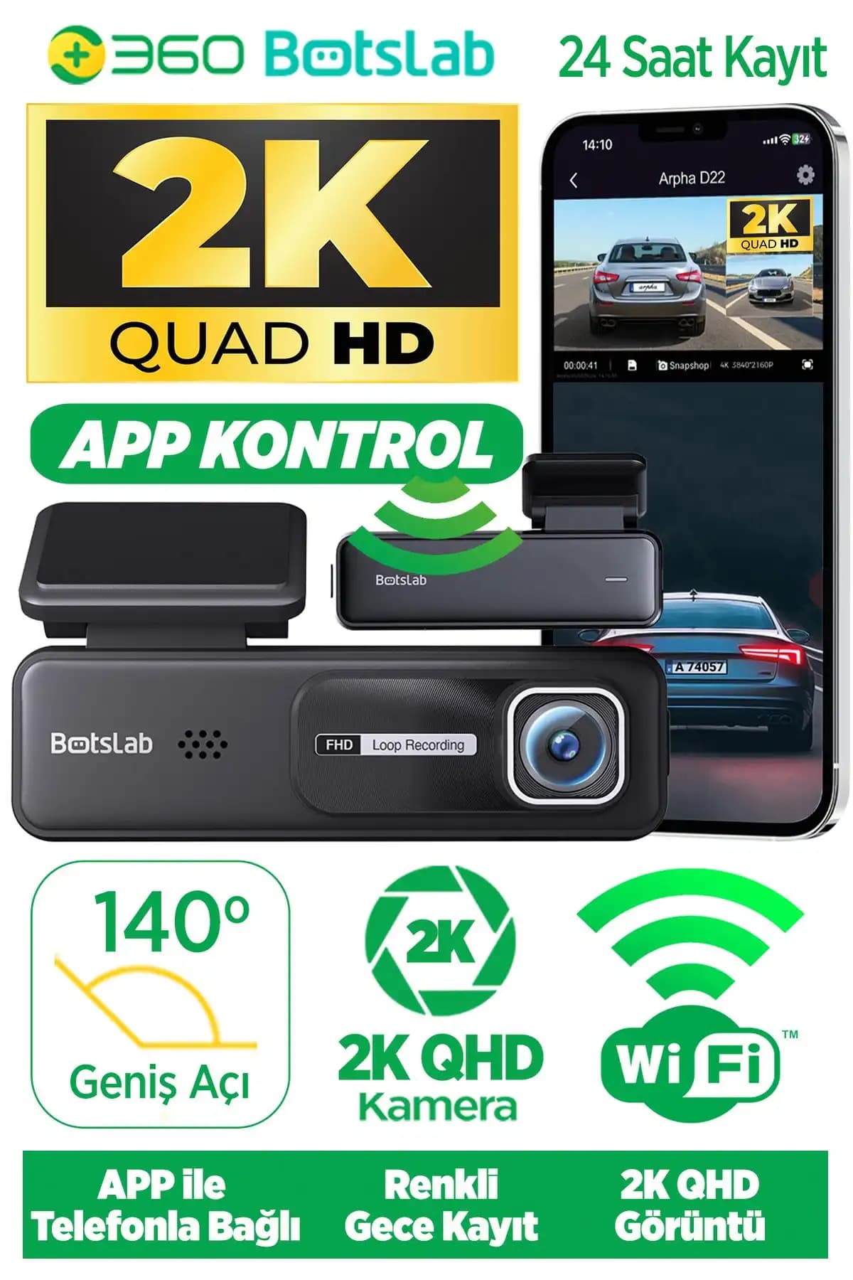 360 Botslab G500h Pro ve HK30 Pro Karşılaştırması: Hangi Araç İçi Kamera Sizin İçin Uygun? 2